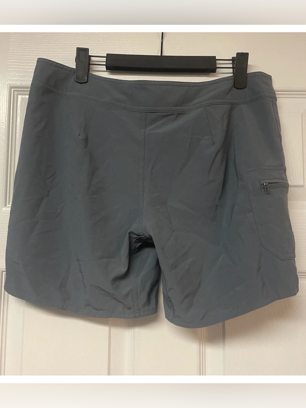 Patagonia Stretch Hydropeak Boardshorts Cargo Shorts 5” Inseam Grey Size 8 hikin - Picture 7 of 8